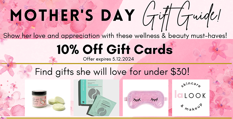 mother's day gift guide and gift card sale
